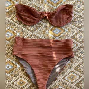 Acacia Bikini - Echo Bottom/ Strapless top